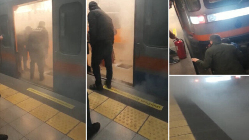 İstanbul metrosunda korku dolu anlar